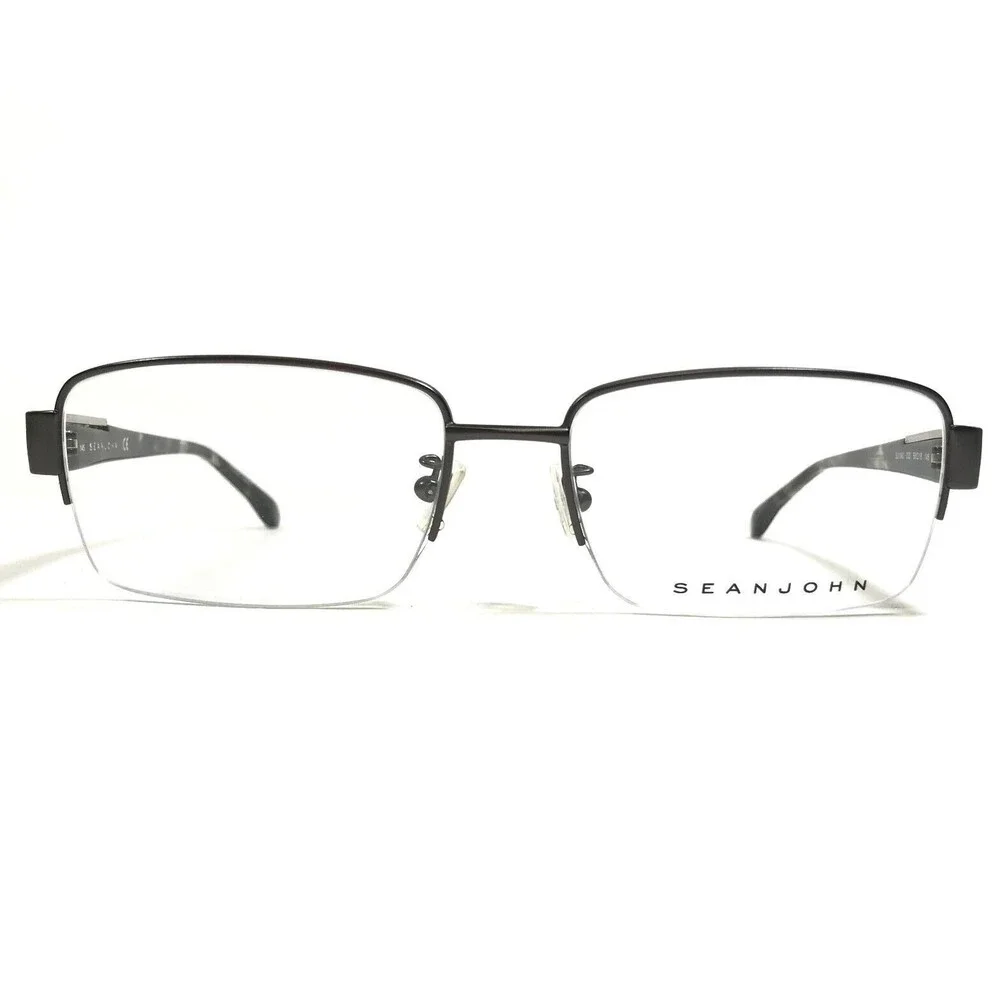 Sean John Eyeglasses Frames SJ1043 033 Tortoise Gray Rectangular 58-18-145